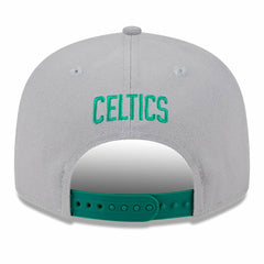 New Era Boston Celtics Chenille Band 9FIFTY Snapback Hat Gray