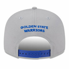 New Era Golden State Warriors Chenille Band 9FIFTY Snapback Hat Gray