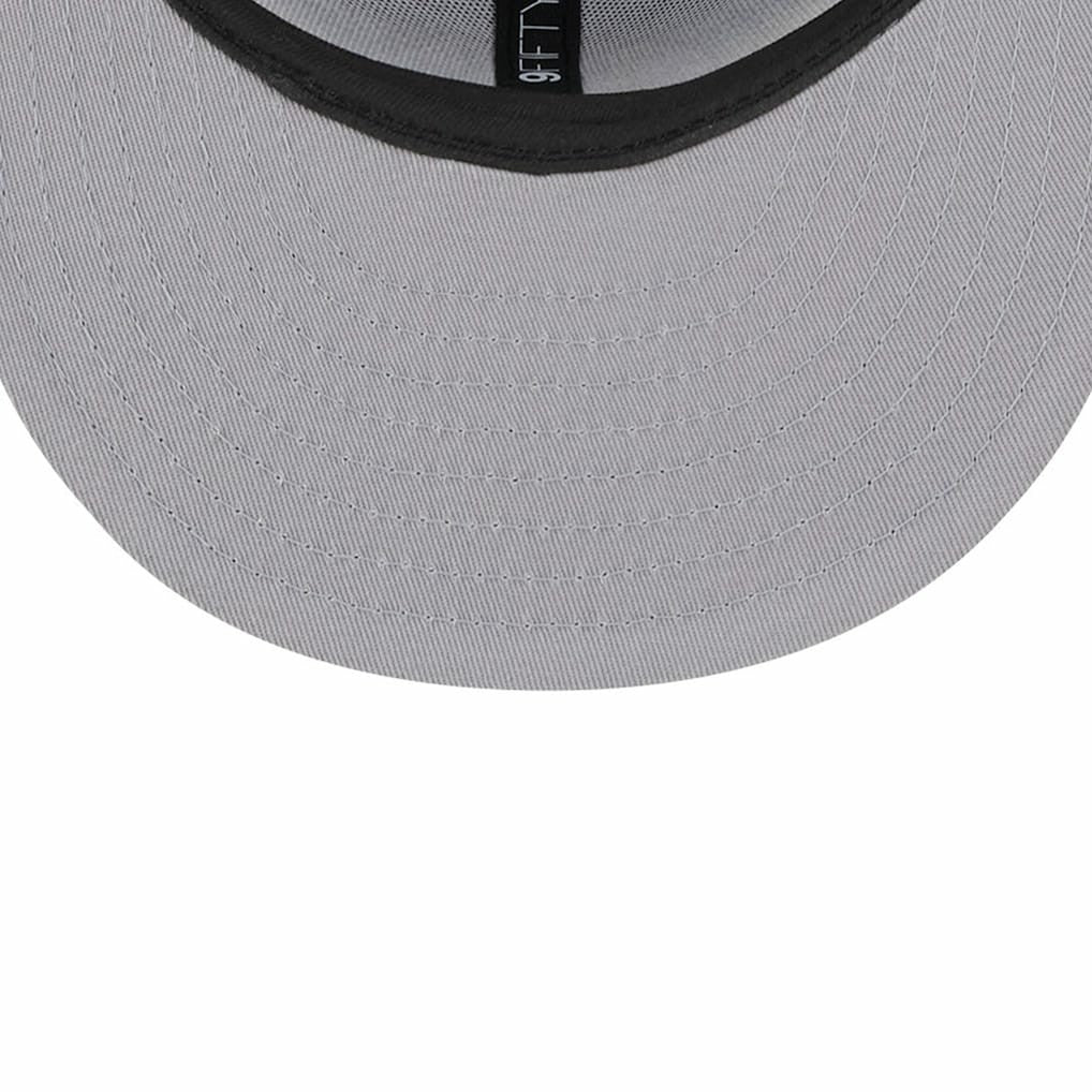 New Era Golden State Warriors Chenille Band 9FIFTY Snapback Hat Gray