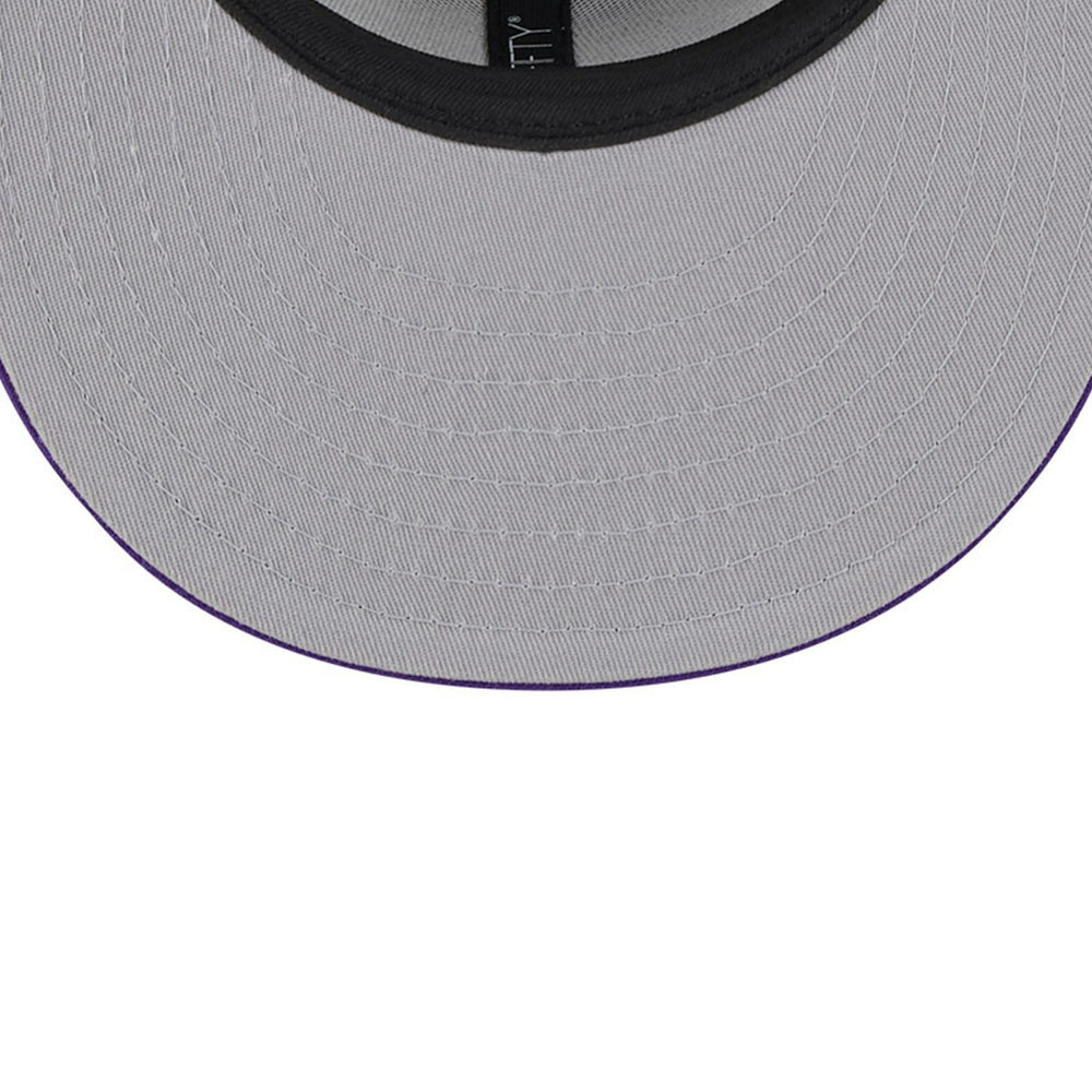New Era Los Angeles Lakers Chenille Band 9FIFTY Snapback Hat Gray