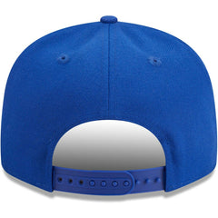 New Era Golden State Warriors Golden Tall Text 9FIFTY Snapback Hat Royal