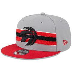 New Era Toronto Raptors Chenille Band 9FIFTY Snapback Hat Gray