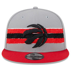 New Era Toronto Raptors Chenille Band 9FIFTY Snapback Hat Gray