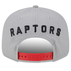 New Era Toronto Raptors Chenille Band 9FIFTY Snapback Hat Gray