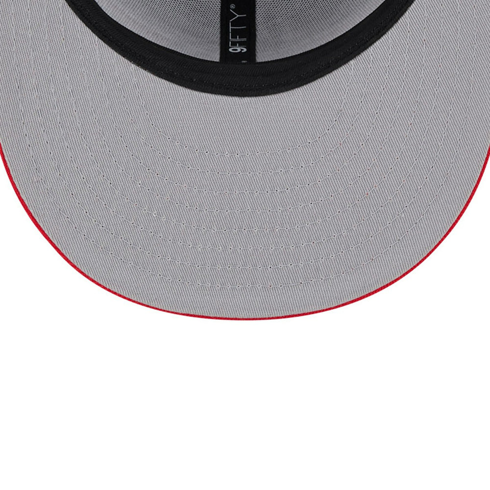 New Era Toronto Raptors Chenille Band 9FIFTY Snapback Hat Gray