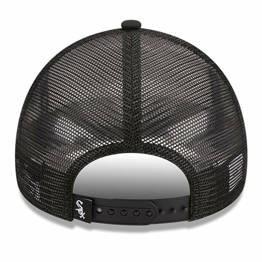 Chicago White Sox New Era Stacked A-Frame Trucker 9FORTY Adjustable Hat for sale