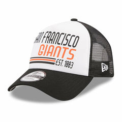 San Francisco Giants New Era Stacked A-Frame Trucker 9FORTY Adjustable Hat Sale