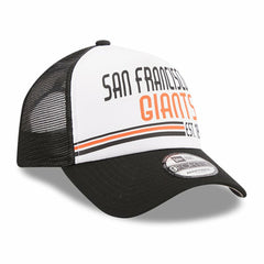 San Francisco Giants New Era Stacked A-Frame Trucker 9FORTY Adjustable Hat Sale