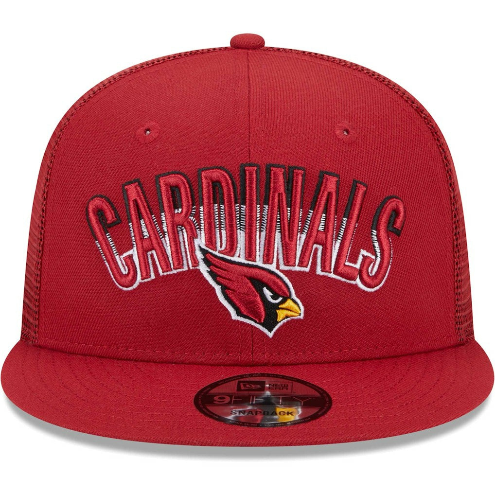 Arizona Cardinals New Era Grade Trucker 9FIFTY Snapback Hat - Cardinal - NFL