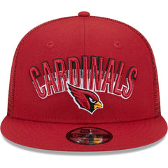 Arizona Cardinals New Era Grade Trucker 9FIFTY Snapback Hat - Cardinal - NFL