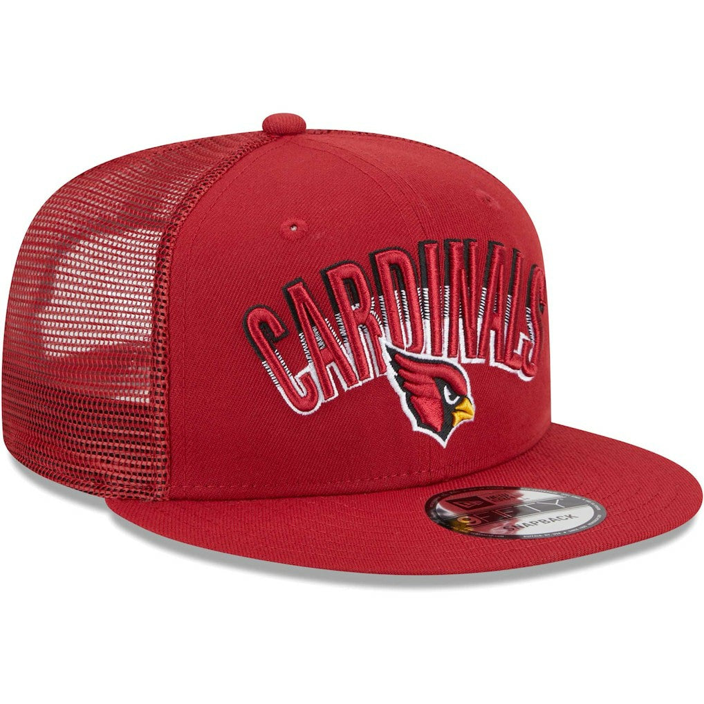 Arizona Cardinals New Era Grade Trucker 9FIFTY Snapback Hat - Cardinal - NFL