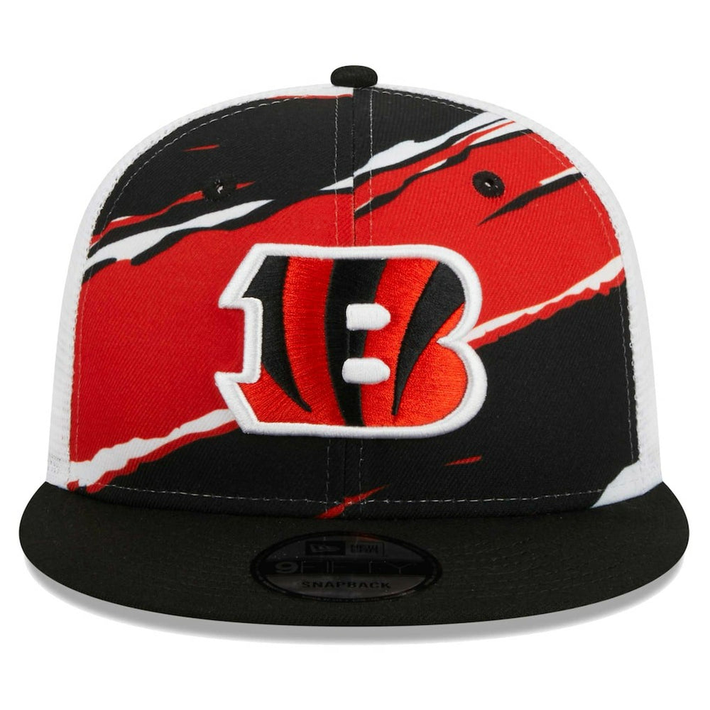 Cincinnati Bengals New Era Tear Trucker 9FIFTY Snapback Hat - Black - NFL