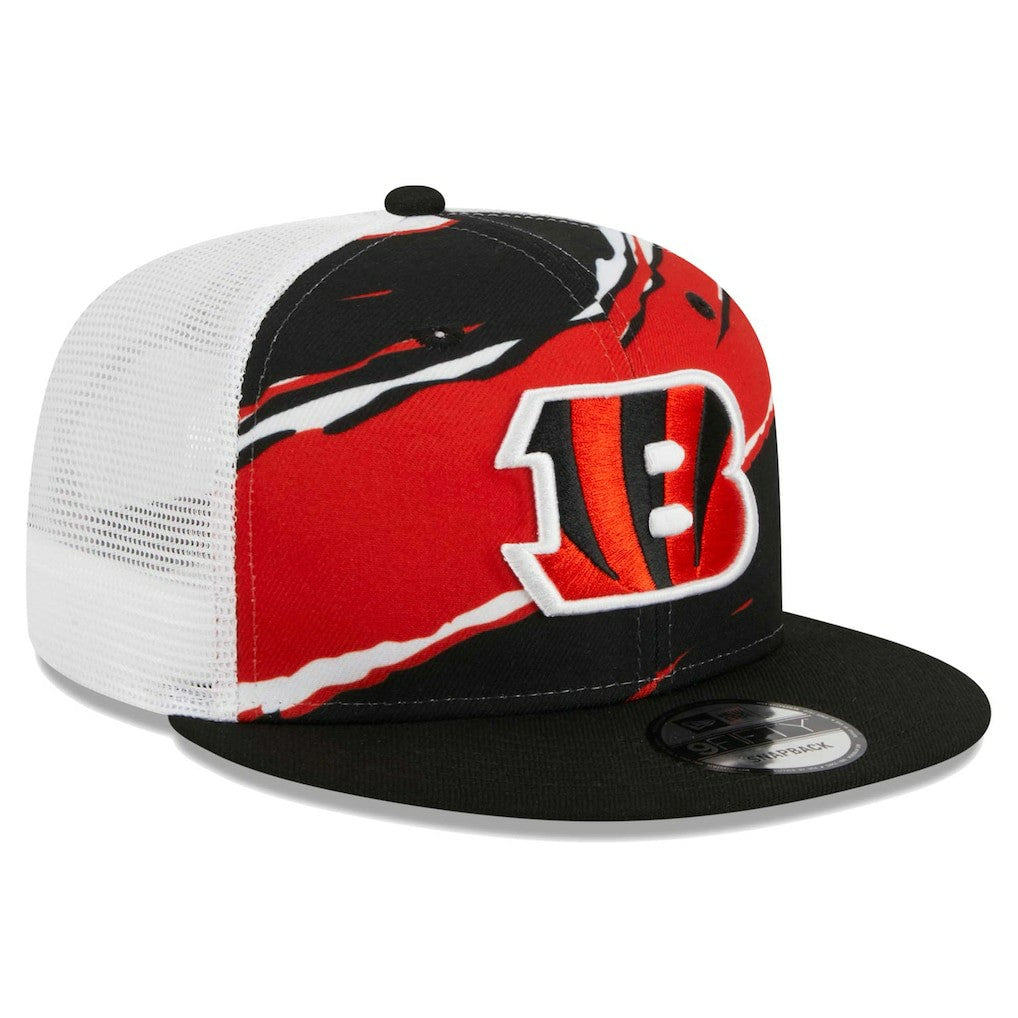 Cincinnati Bengals New Era Tear Trucker 9FIFTY Snapback Hat - Black - NFL