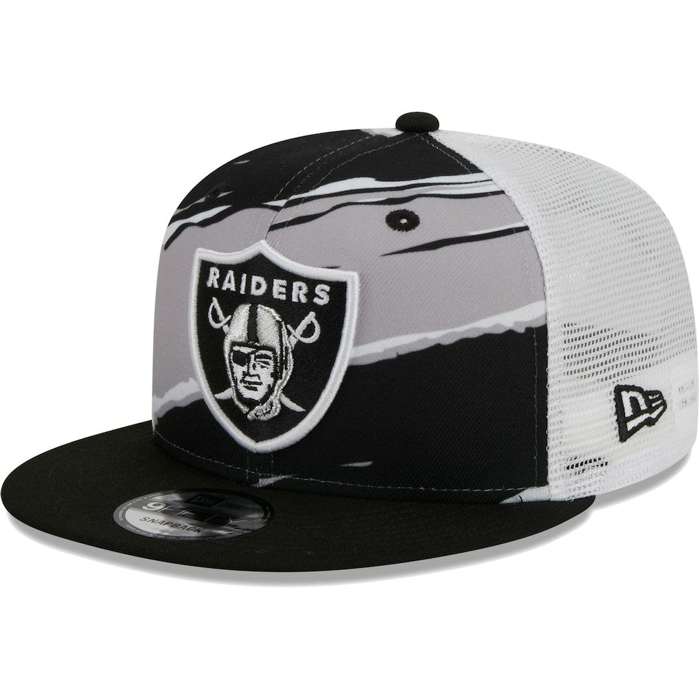 Las Vegas Raiders New Era Tear Trucker 9FIFTY Snapback Hat - Black - NFL