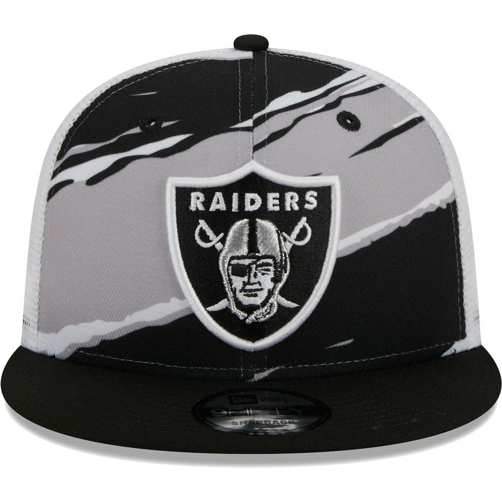 Las Vegas Raiders New Era Tear Trucker 9FIFTY Snapback Hat - Black - NFL