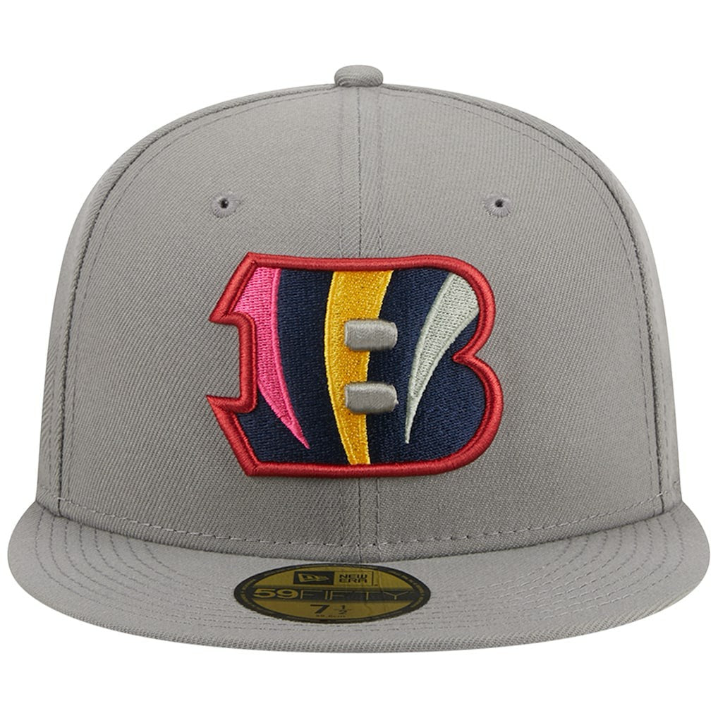Cincinnati Bengals New Era Color Pack 59FIFTY Fitted Hat - Gray - NFL