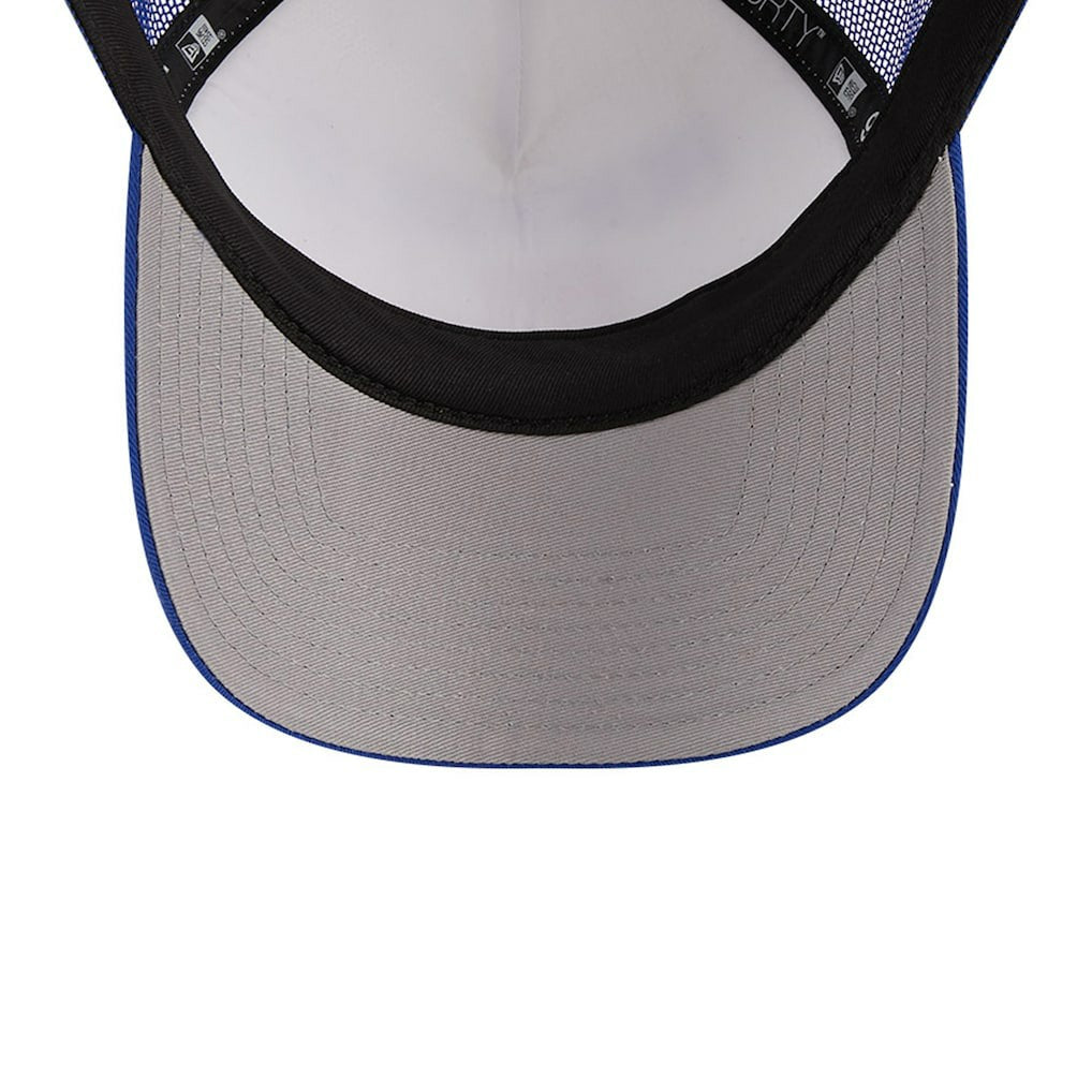 Buffalo Bills New Era Stacked A-Frame Trucker 9FORTY Adjustable Hat - White/Royal - NFL