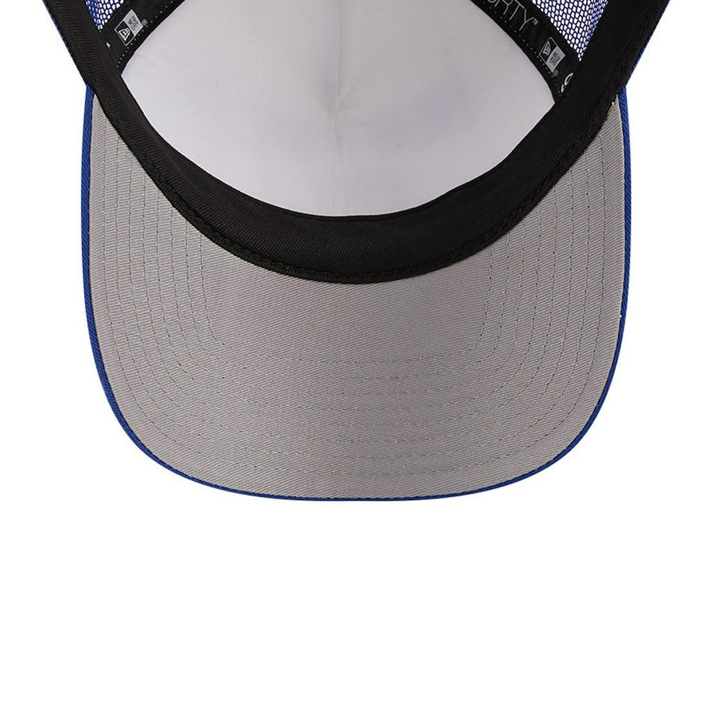 Buffalo Bills New Era Stacked A-Frame Trucker 9FORTY Adjustable Hat - White/Royal - NFL