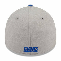New York Giants New Era Striped 39THIRTY Flex Hat - Heather Gray/Royal - NFL