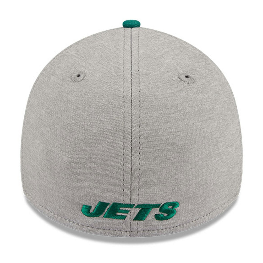 New York Jets New Era Striped 39THIRTY Flex Hat - Heather Gray/Green - NFL