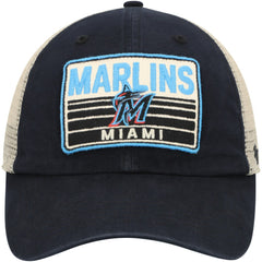 Miami Marlins '47 Four Stroke Clean Up Trucker Snapback Hat Outlet