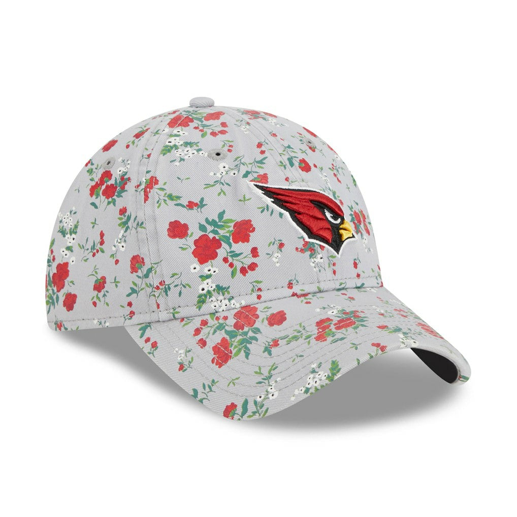 New Era Arizona Cardinals Women's Bouquet 9TWENTY Adjustable Hat - Gray - NFL