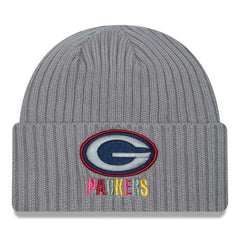 Green Bay Packers New Era Color Pack Multi Cuffed Knit Hat - Gray - NFL