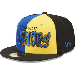 New Era Golden State Warriors Pop Front 59FIFTY Fitted Hat Black/Royal