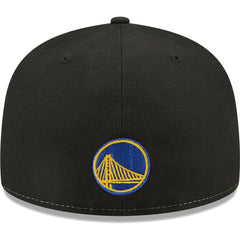 New Era Golden State Warriors Pop Front 59FIFTY Fitted Hat Black/Royal