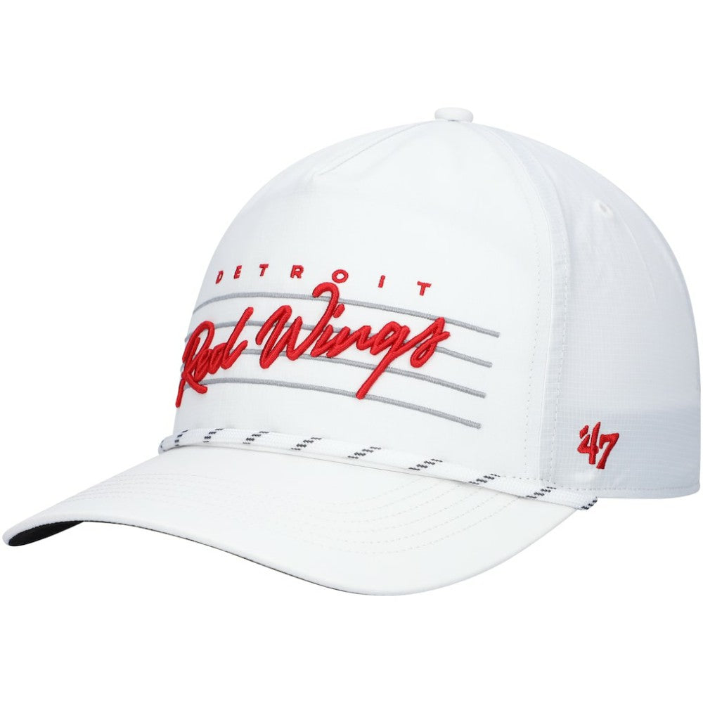 Detroit Red Wings '47 Downburst Hitch Adjustable Hat - White | 47 brand on sale
