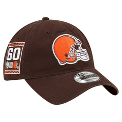 Cleveland Browns New Era Distinct 9TWENTY Adjustable Hat - Brown - NFL