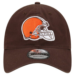 Cleveland Browns New Era Distinct 9TWENTY Adjustable Hat - Brown - NFL