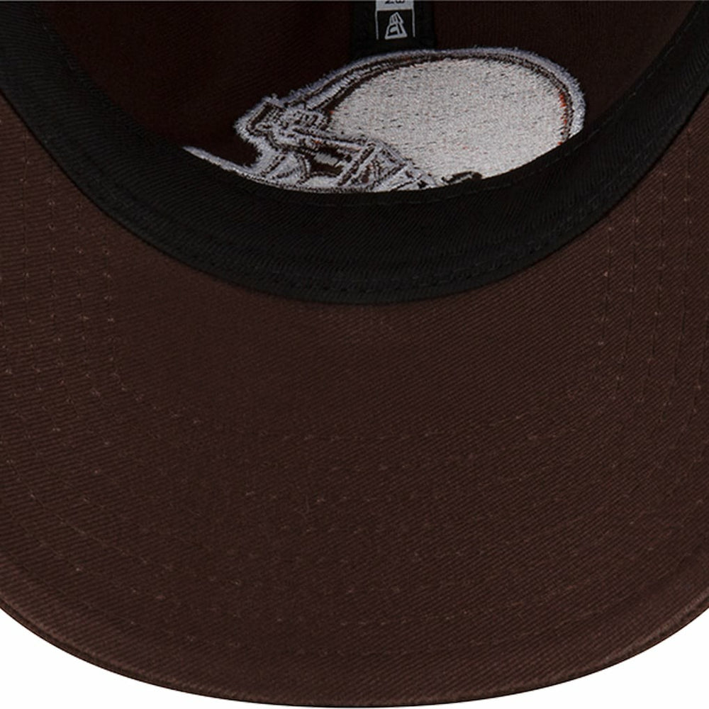 Cleveland Browns New Era Distinct 9TWENTY Adjustable Hat - Brown - NFL
