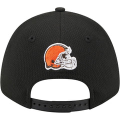 Cleveland Browns New Era Top Visor 9FORTY Adjustable Hat - Black - NFL