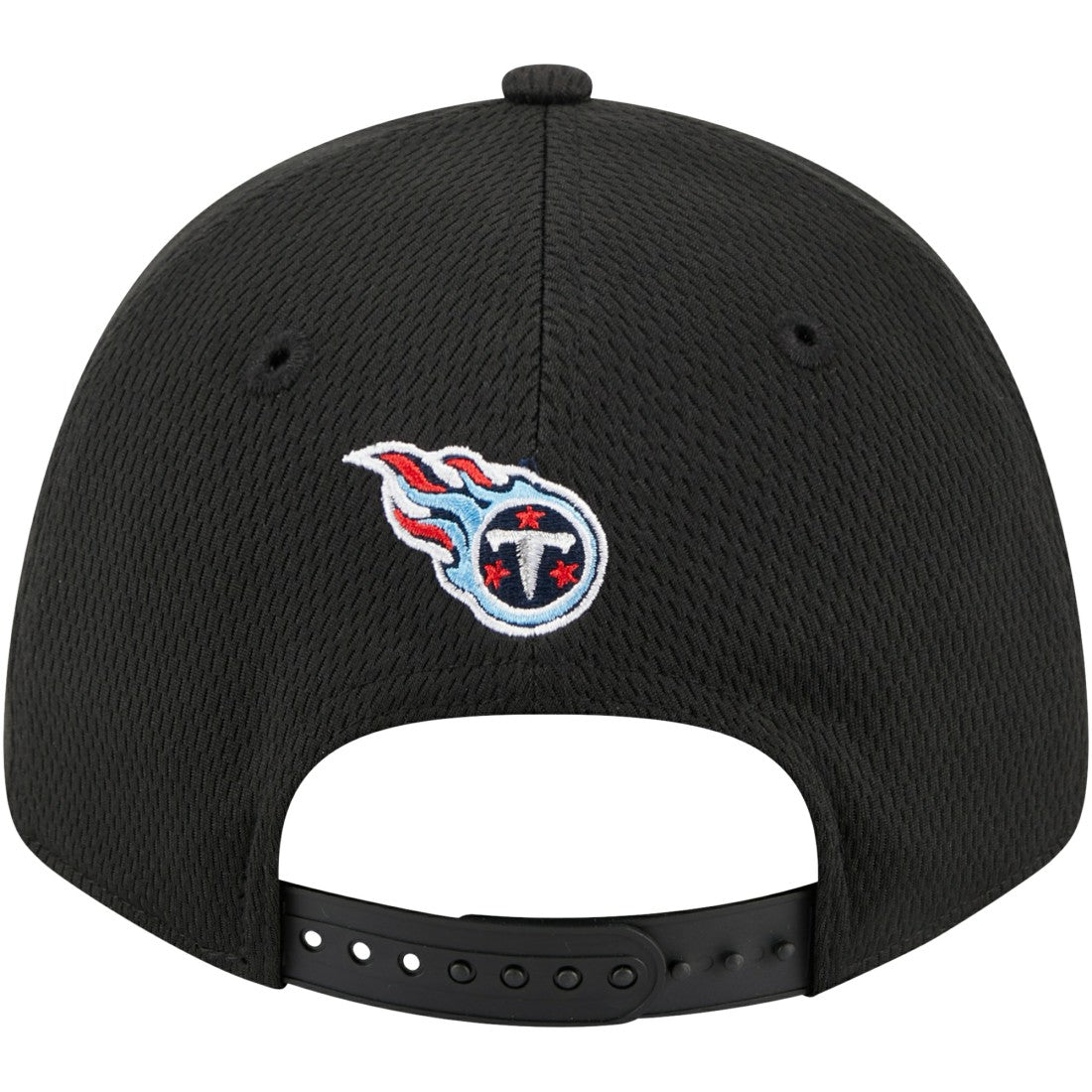 Tennessee Titans New Era Top Visor 9FORTY Adjustable Hat - Black - NFL
