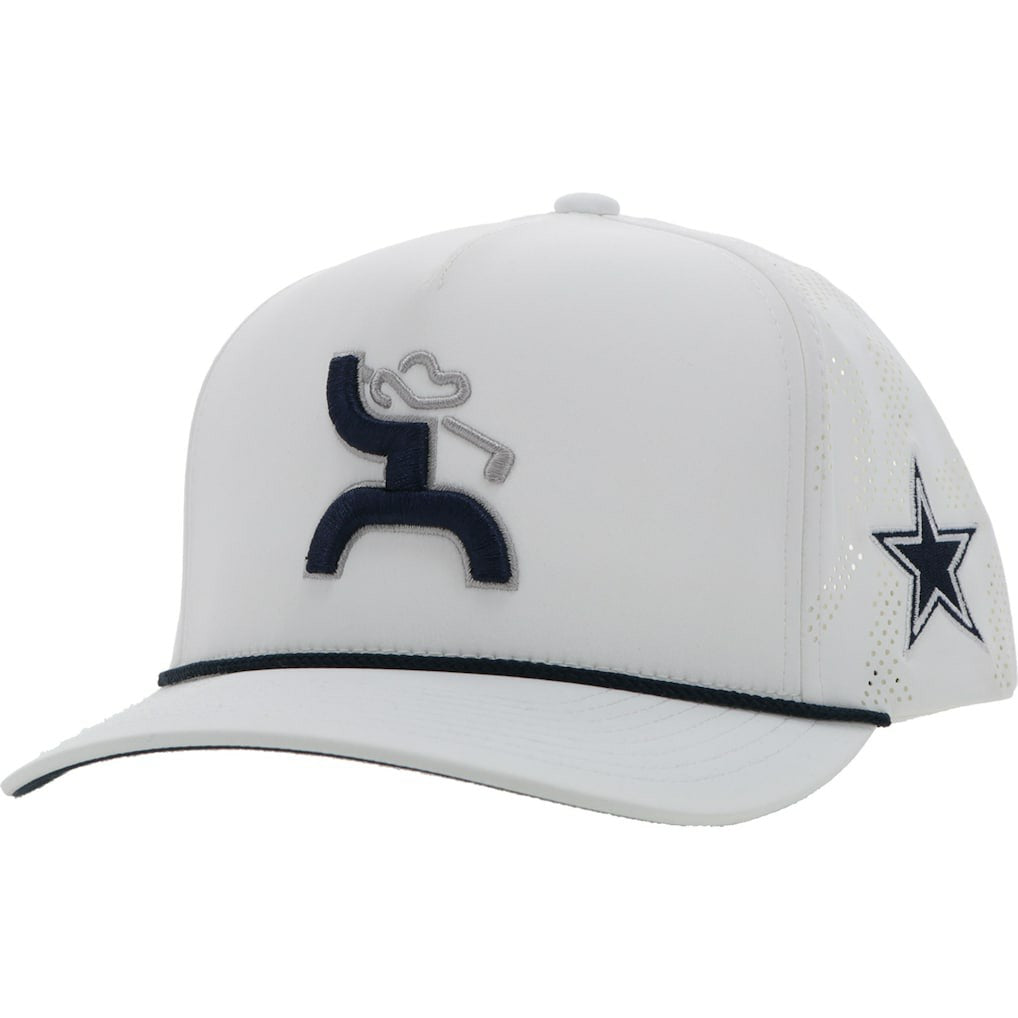 Dallas Cowboys HOOey Golf Trucker Adjustable Hat - White - NFL