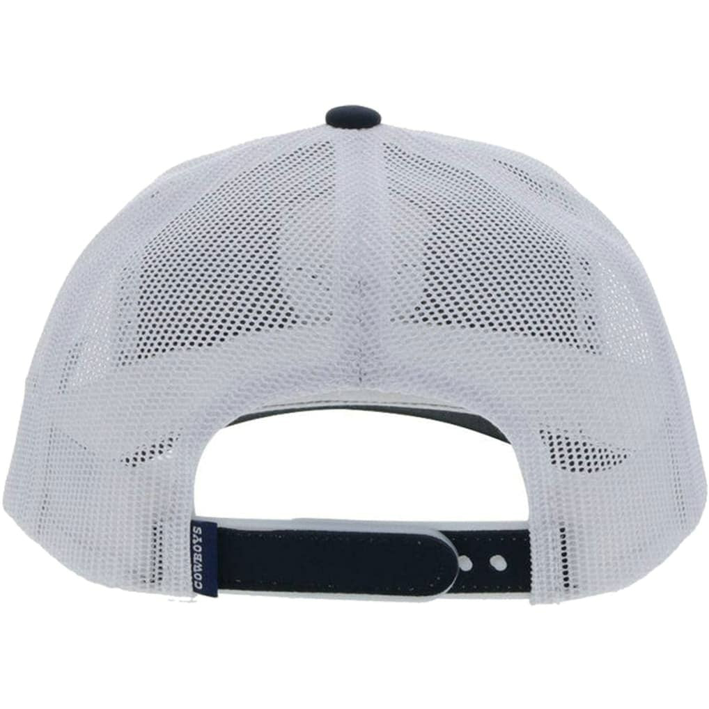 Dallas Cowboys HOOey Rope Flag Trucker Adjustable Hat - Navy/White - NFL