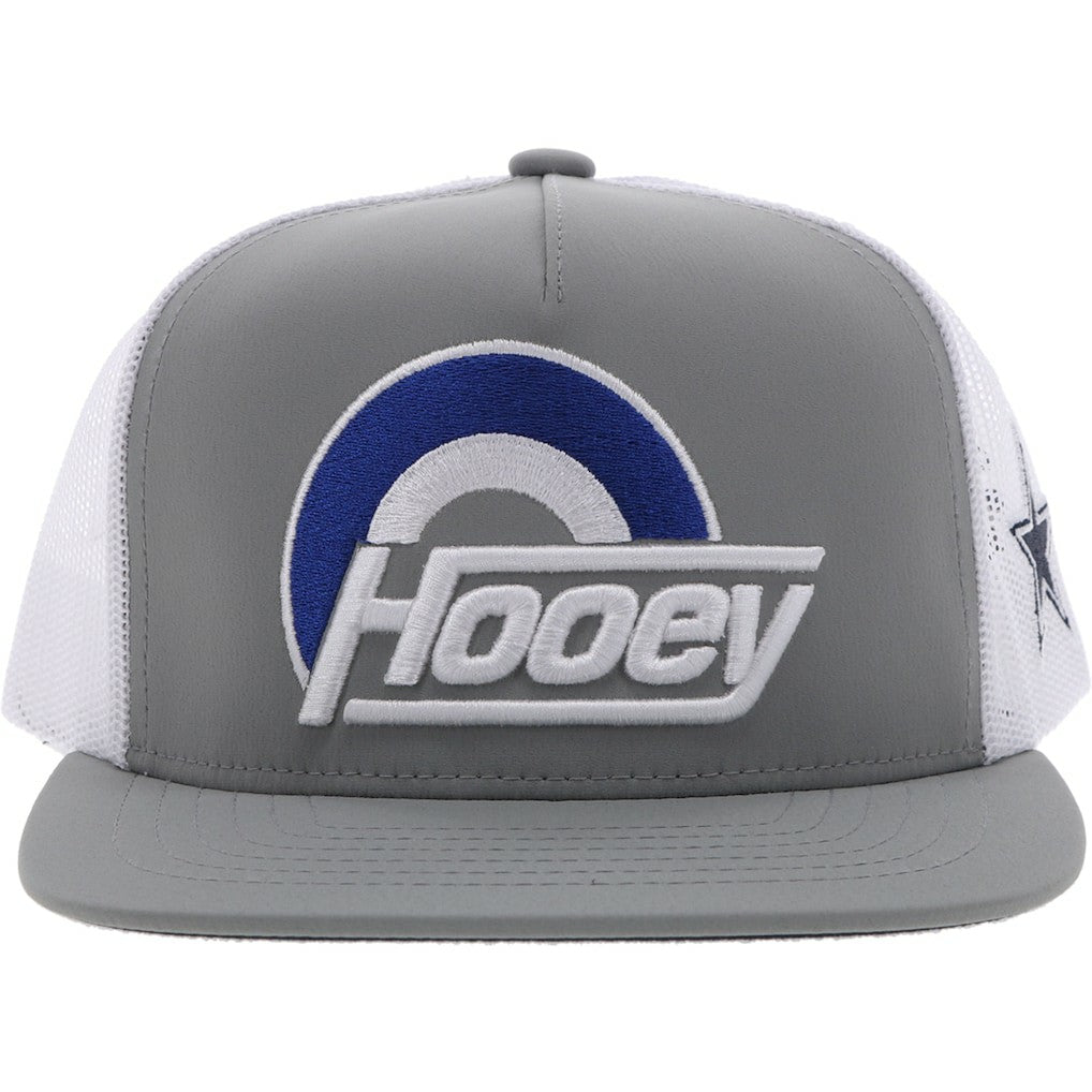 Dallas Cowboys HOOey Youth Logo Trucker Snapback Hat - Silver/White - NFL