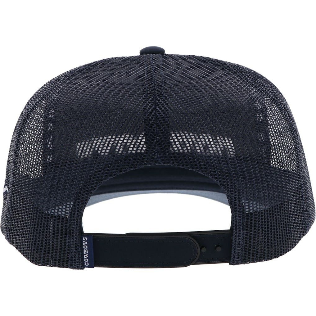 Dallas Cowboys HOOey Wordmark Rope Trucker Adjustable Hat - Navy - NFL