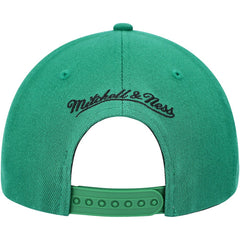 Mitchell & Ness Boston Celtics MVP Team Two-Tone 2.0 Stretch-Snapback Hat Kelly Green/Black