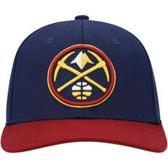 Mitchell & Ness Denver Nuggets MVP Team Two-Tone 2.0 Stretch-Snapback Hat Navy/Red