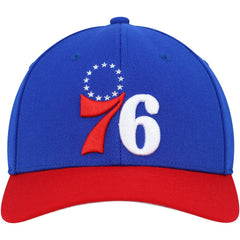 Mitchell & Ness Philadelphia 76ers MVP Team Two-Tone 2.0 Stretch-Snapback Hat Royal/Red