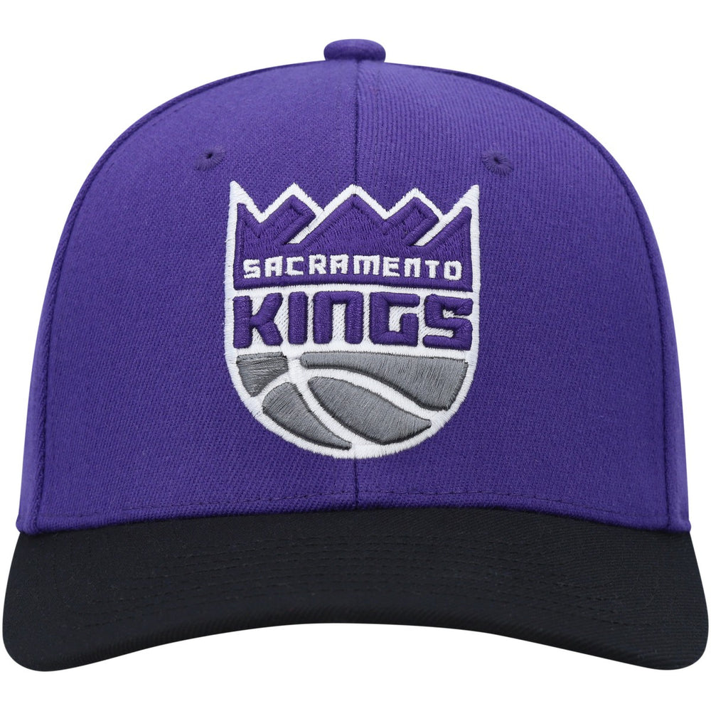 Mitchell & Ness Sacramento Kings MVP Team Two-Tone 2.0 Stretch-Snapback Hat Purple/Black