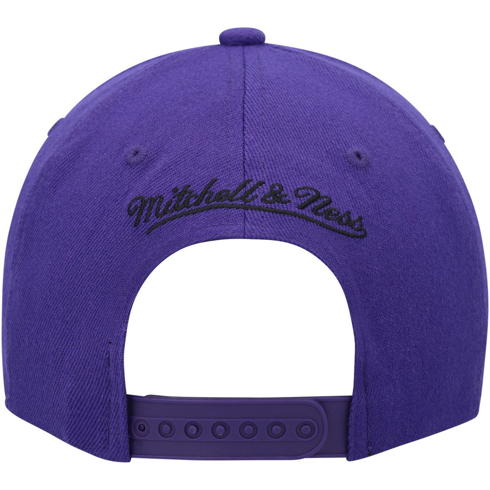 Mitchell & Ness Sacramento Kings MVP Team Two-Tone 2.0 Stretch-Snapback Hat Purple/Black