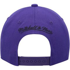 Mitchell & Ness Sacramento Kings MVP Team Two-Tone 2.0 Stretch-Snapback Hat Purple/Black