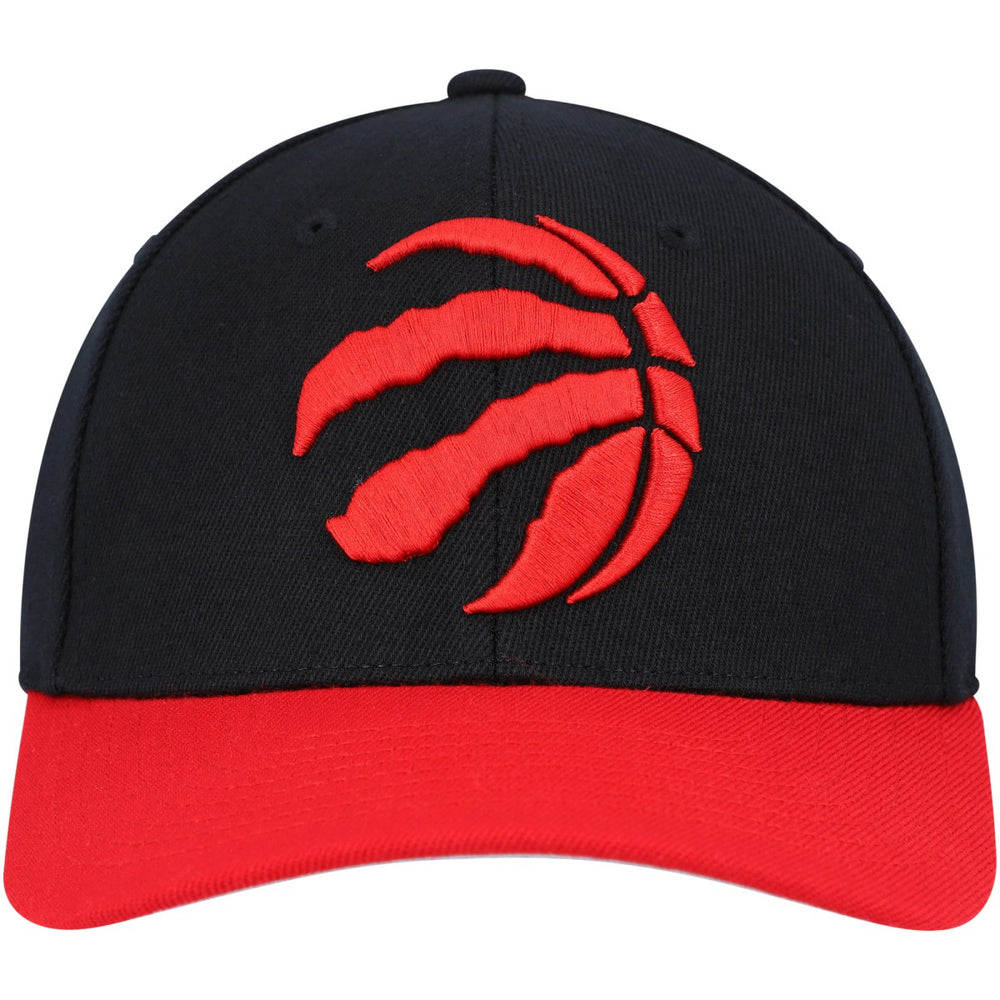 Mitchell & Ness Toronto Raptors MVP Team Two-Tone 2.0 Stretch-Snapback Hat Black/Red