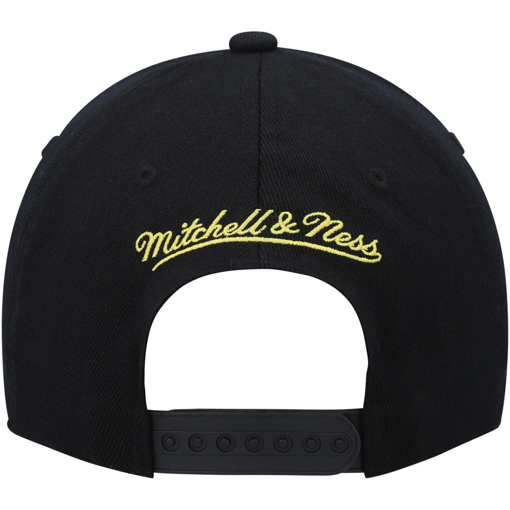 Mitchell & Ness Utah Jazz MVP Team Two-Tone 2.0 Stretch-Snapback Hat Black/Gold
