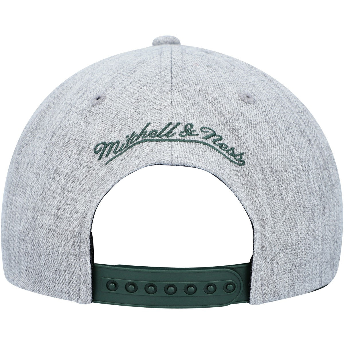 Mitchell & Ness Milwaukee Bucks Hardwood Classics 2.0 Snapback Hat Heather Gray