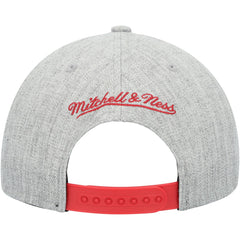 Mitchell & Ness Miami Heat Hardwood Classics 2.0 Snapback Hat Heather Gray