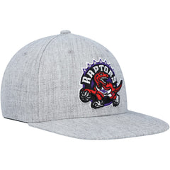 Mitchell & Ness Toronto Raptors Hardwood Classics 2.0 Snapback Hat Heather Gray